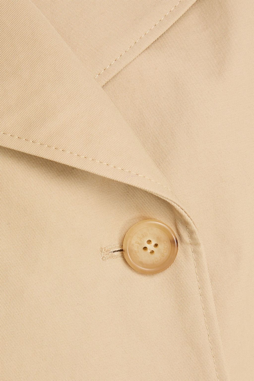 COPERNI Double-breasted cropped cotton-twill jacket