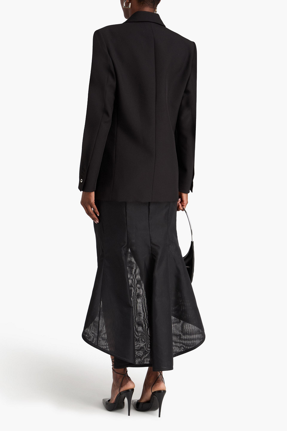  Coperni - Double-breasted Crepe Blazer - Black - M 