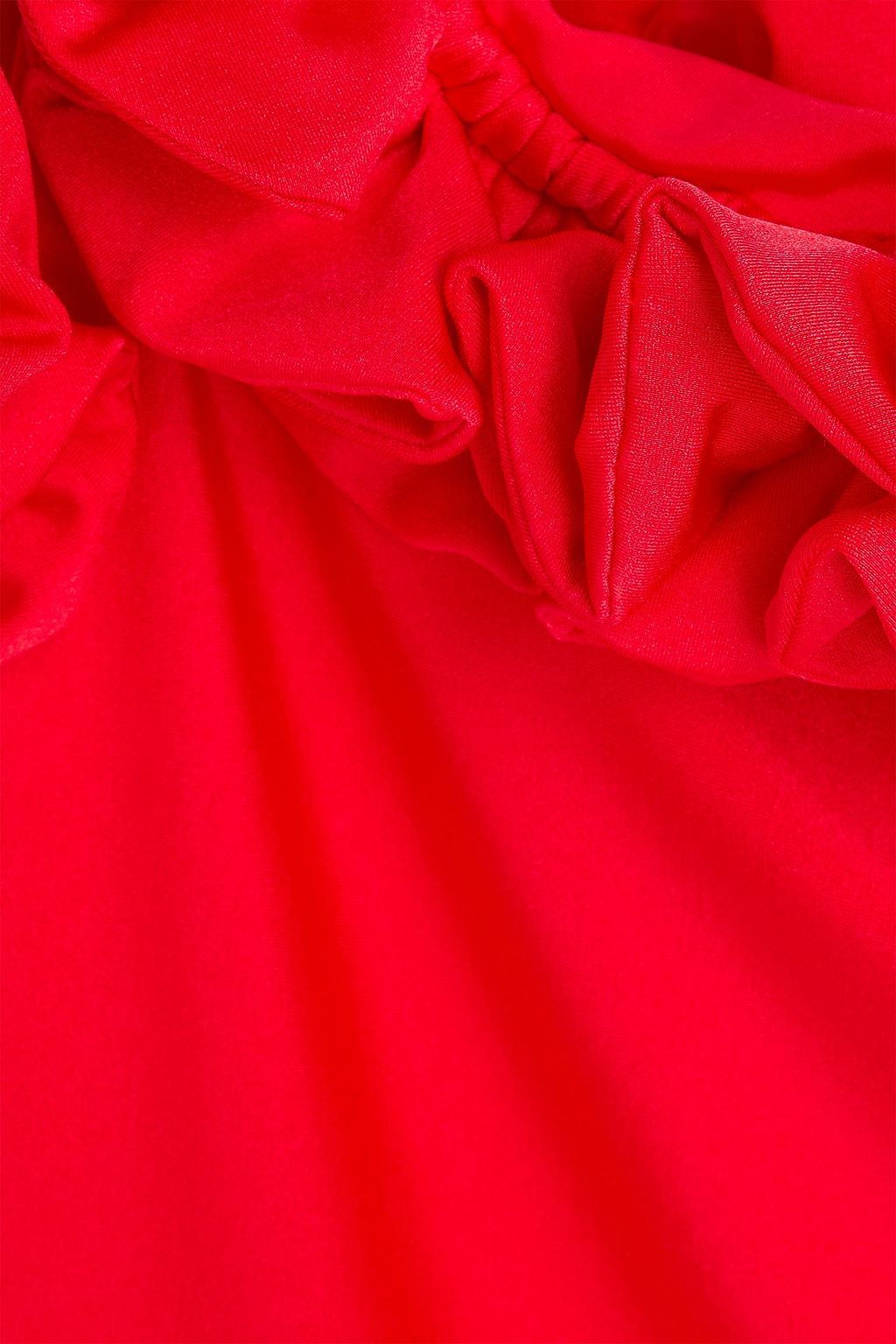COPERNI Ruffled stretch-jersey midi dress