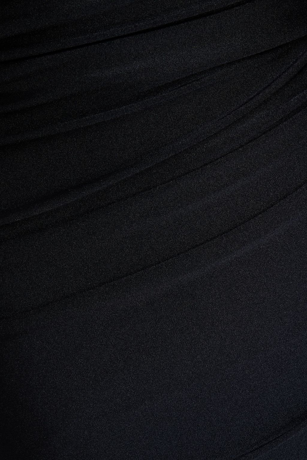 COPERNI Off-the-shoulder ruched satin-jersey mini dress