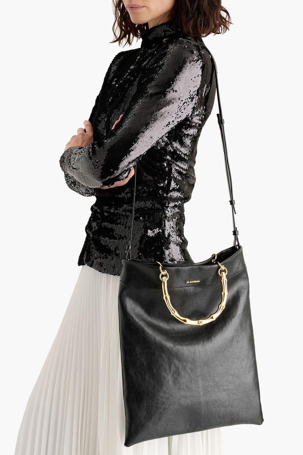 JIL SANDER Leather tote
