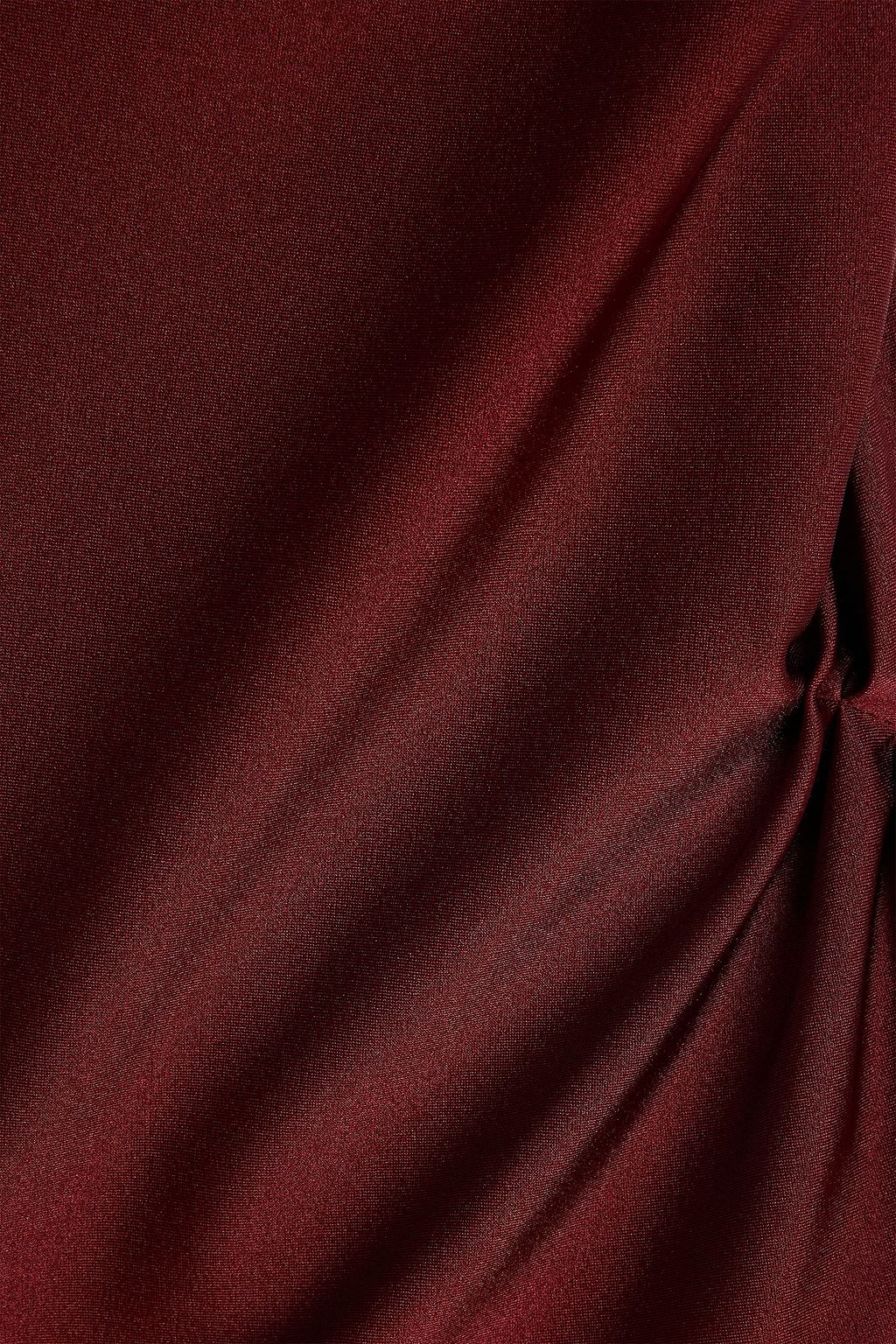 COPERNI Lace-trimmed cutout satin-jersey midi dress