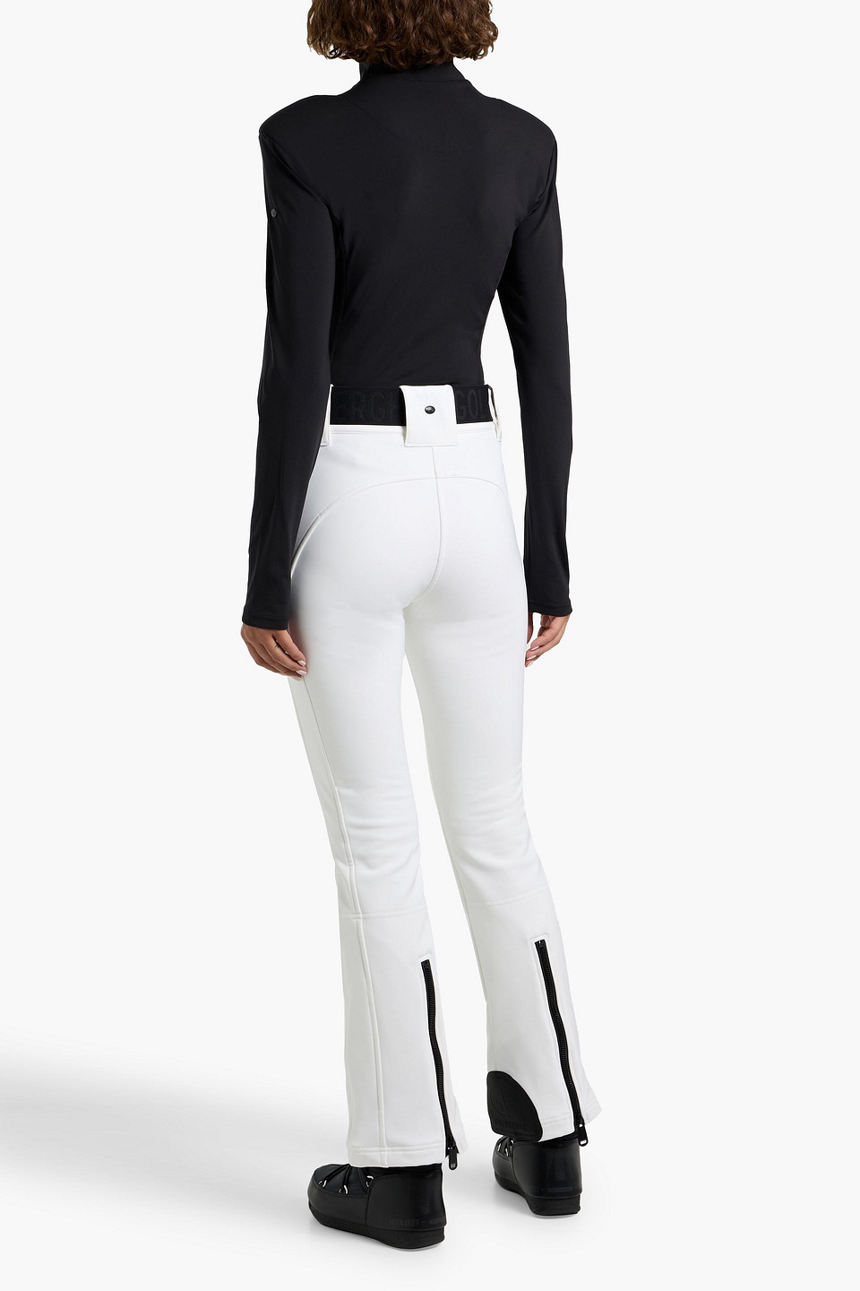 Goldbergh Pippa Belted Flared Ski Pants In White