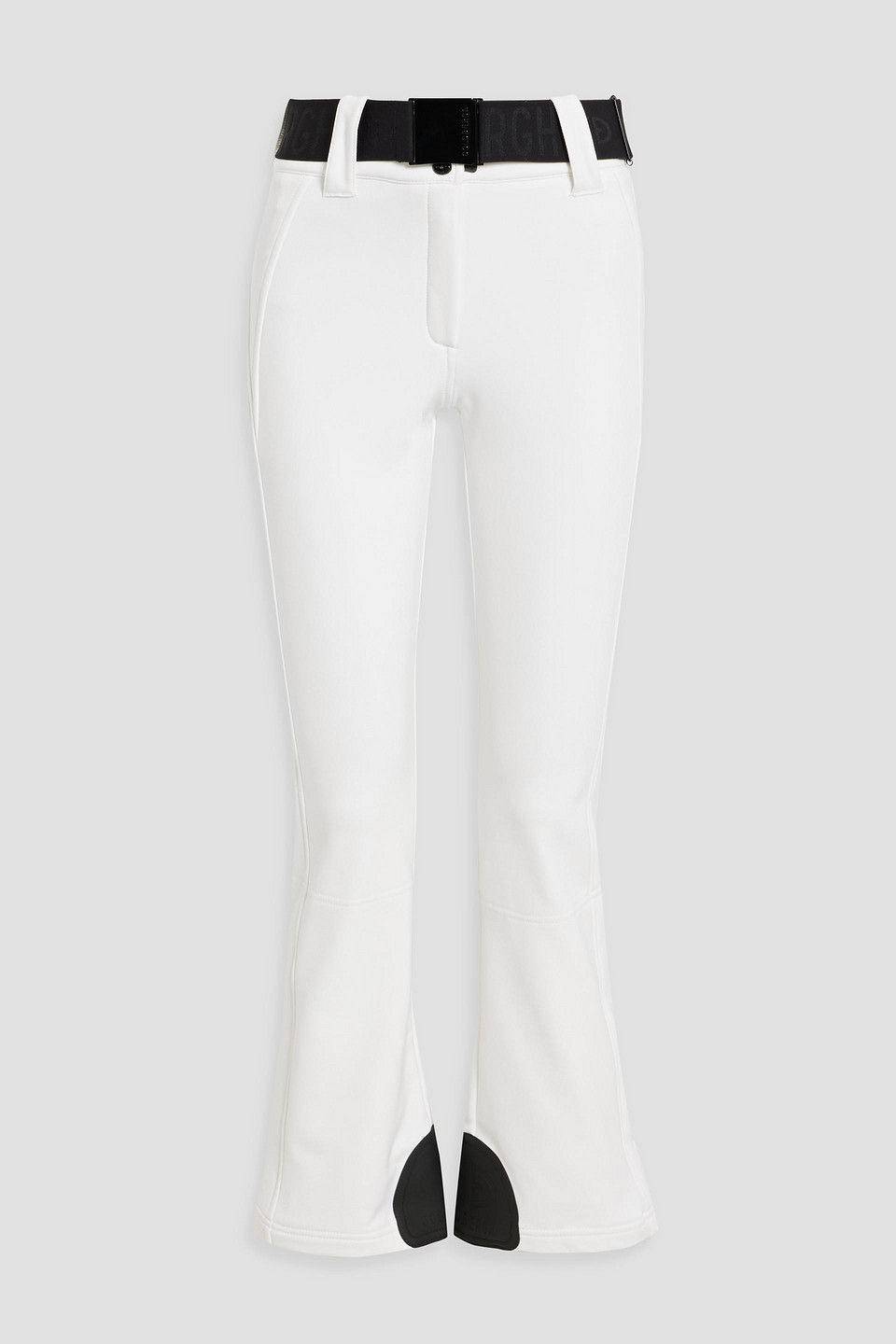 Goldbergh Pippa Belted Flared Ski Pants In White