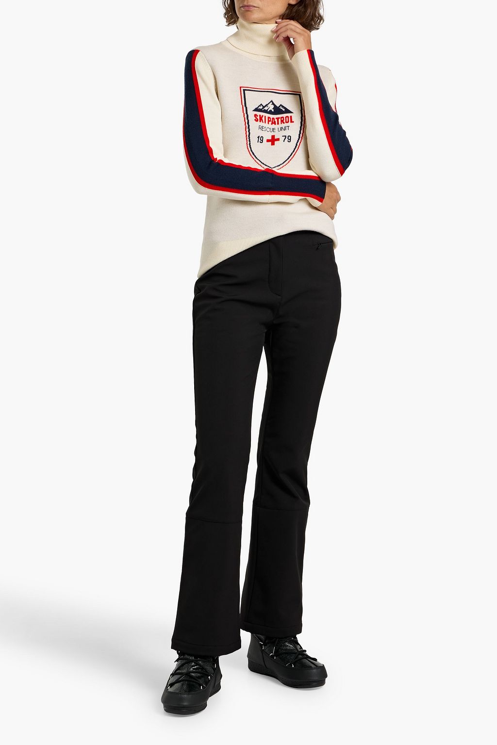 WE NORWEGIANS Jacquard-knit merino wool turtleneck sweater