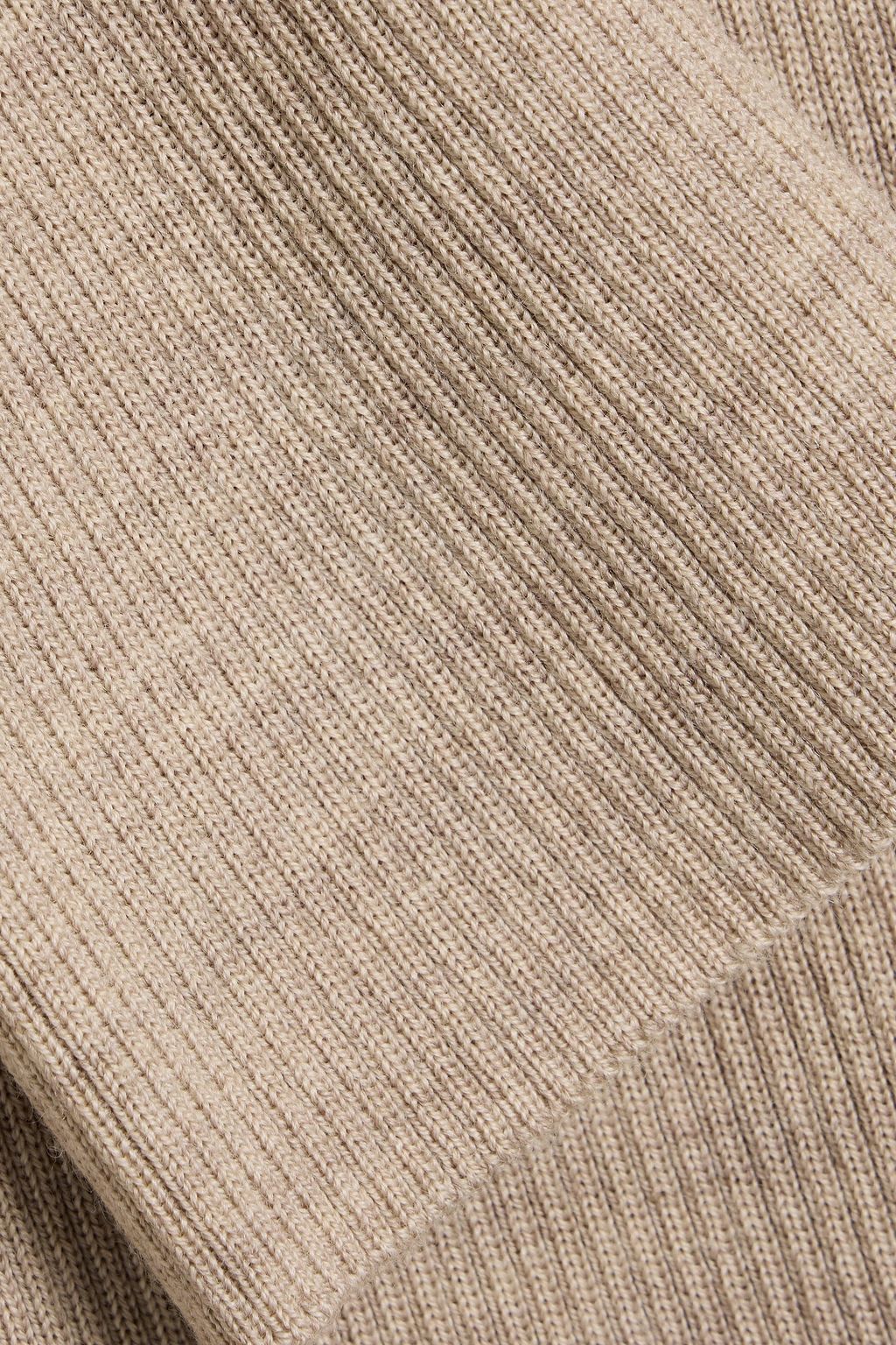 WE NORWEGIANS Ribbed merino wool sweater