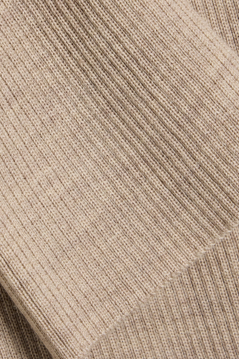 We Norwegians Ribbed Merino Wool Sweater In Neutral