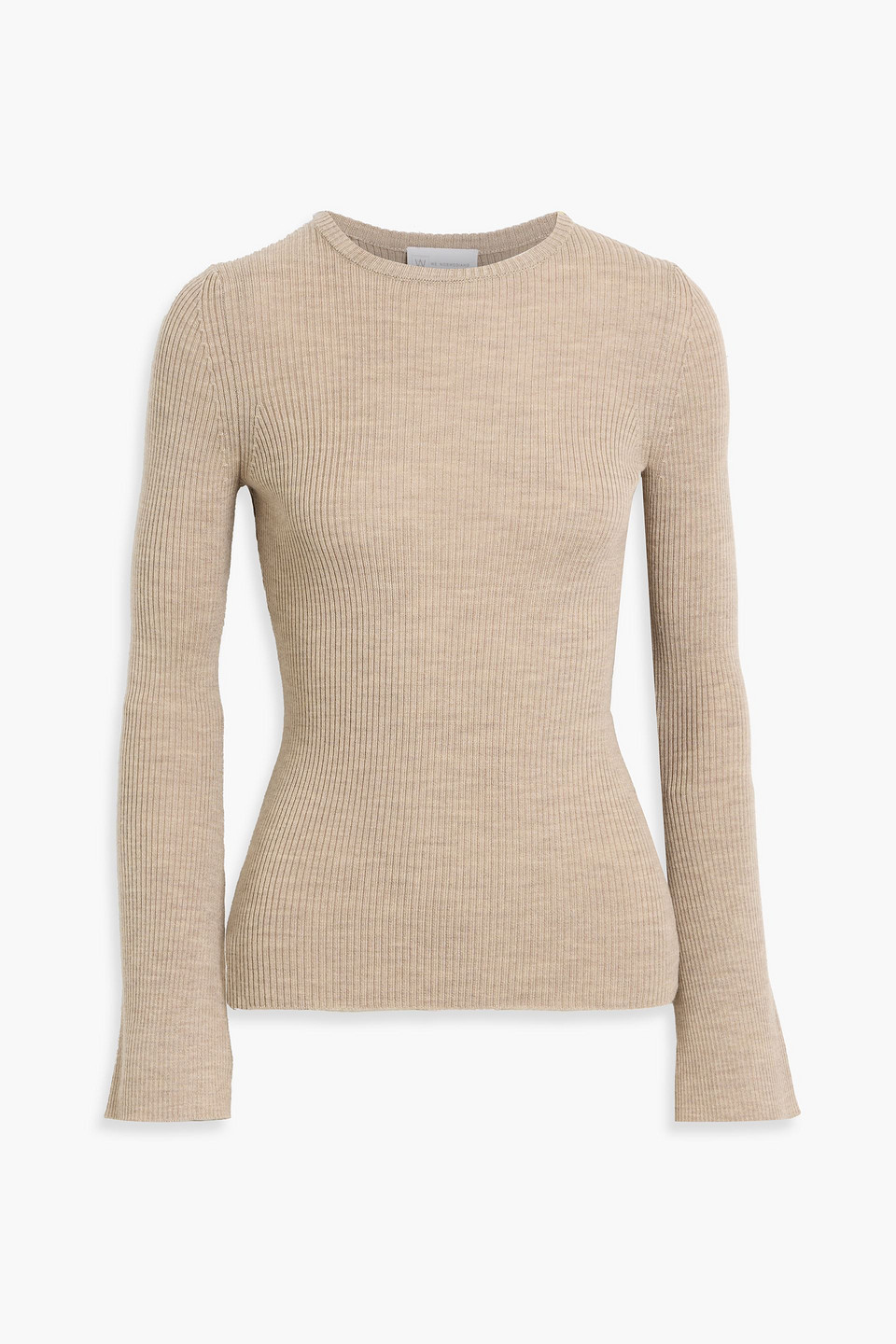 We Norwegians Ribbed Merino Wool Sweater In Neutral