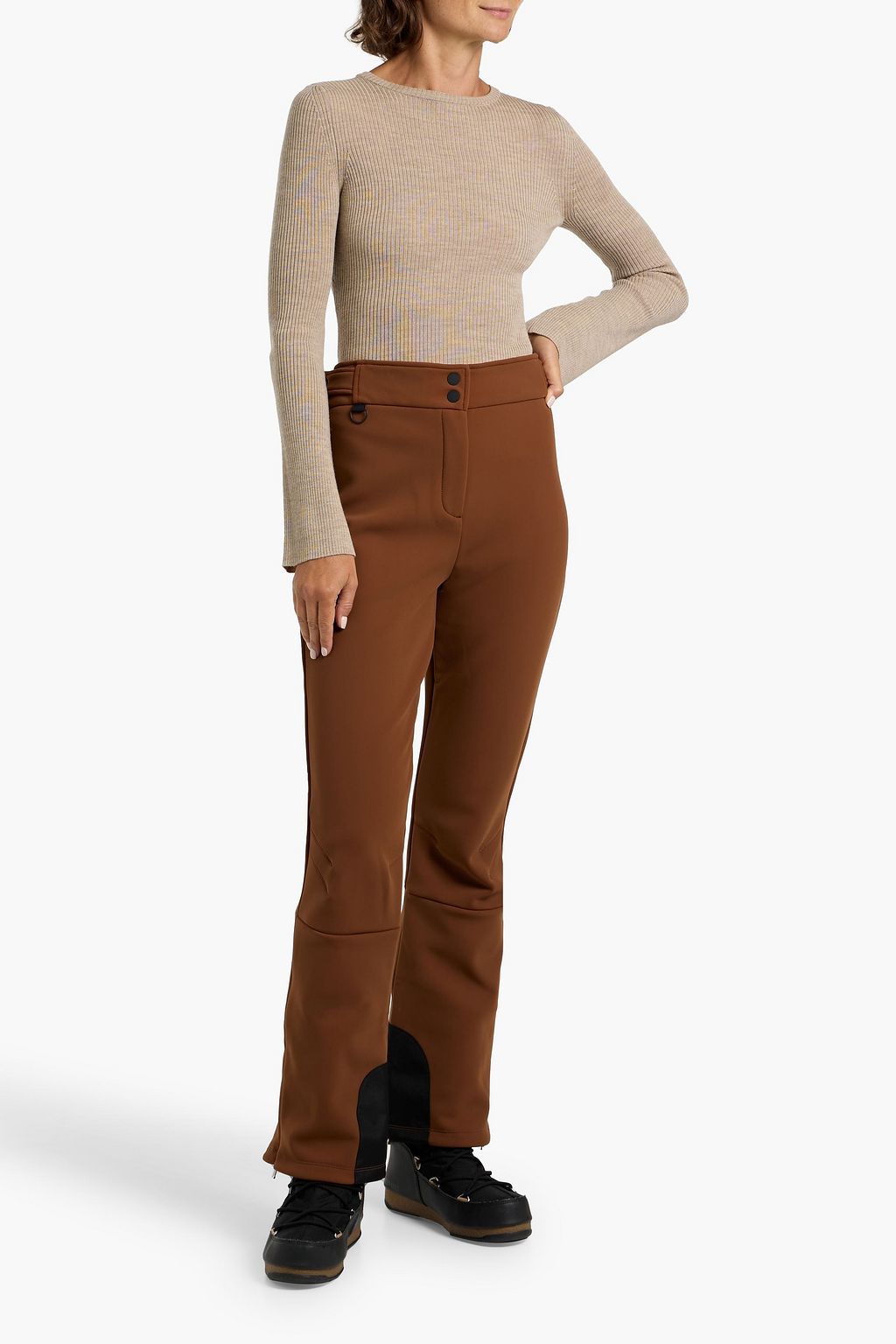 WE NORWEGIANS Ribbed merino wool sweater
