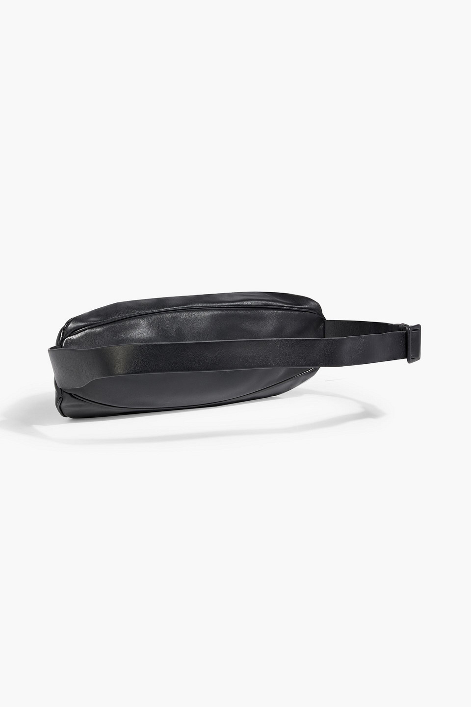 Jil Sander Leather Belt Bag In Black