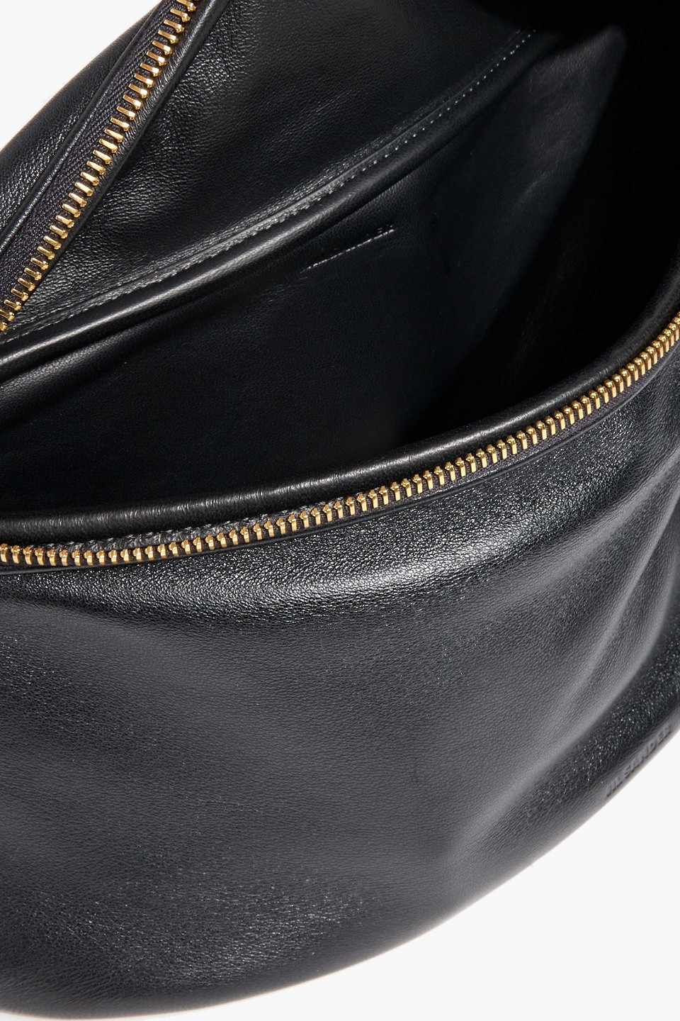 Jil Sander Leather Belt Bag In Black