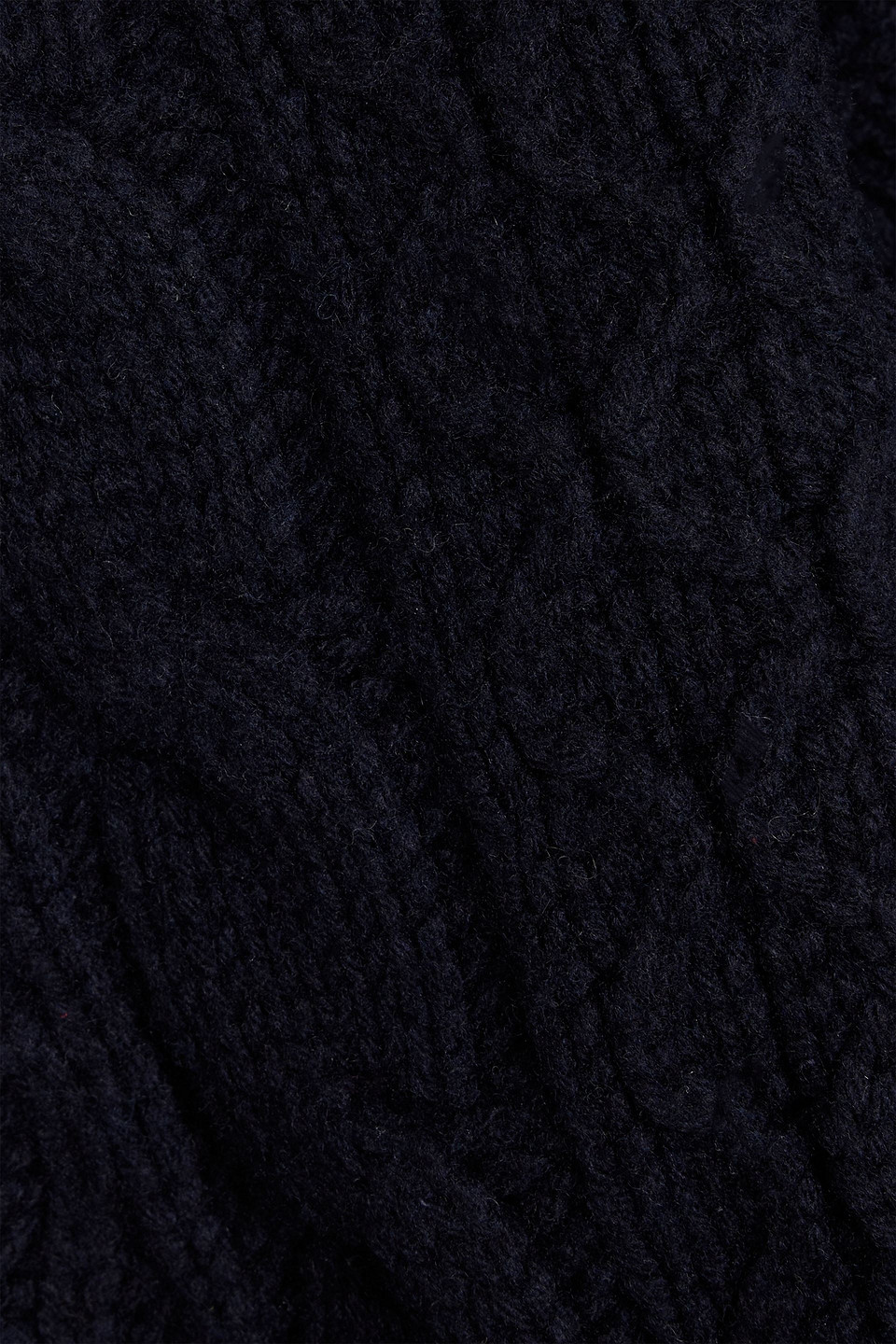 Nili Lotan Andrina Cable-knit Wool And Cashmere-blend Turtleneck Sweater In Blue