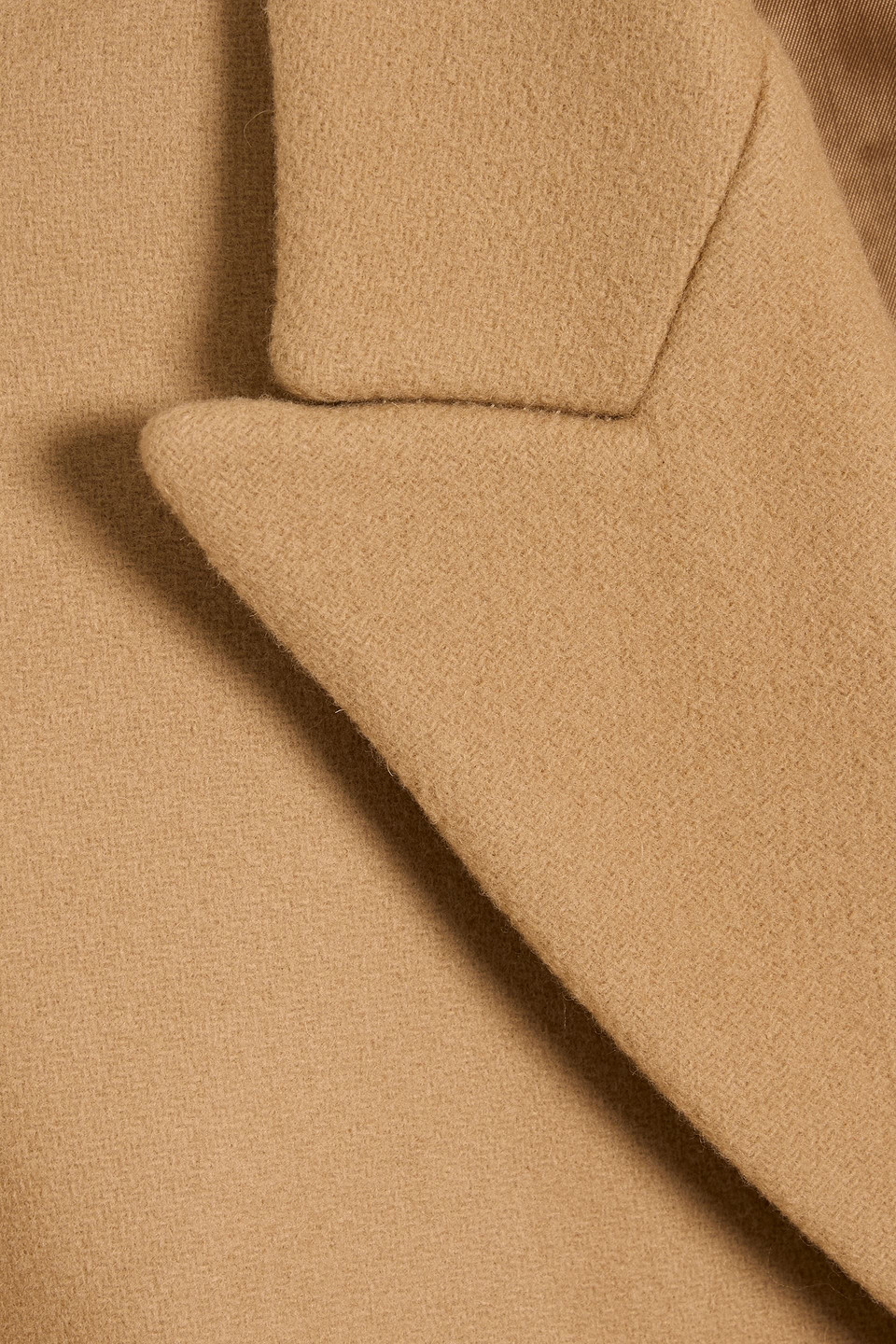Nili Lotan Vianney Double-breasted Wool-felt Coat In Brown