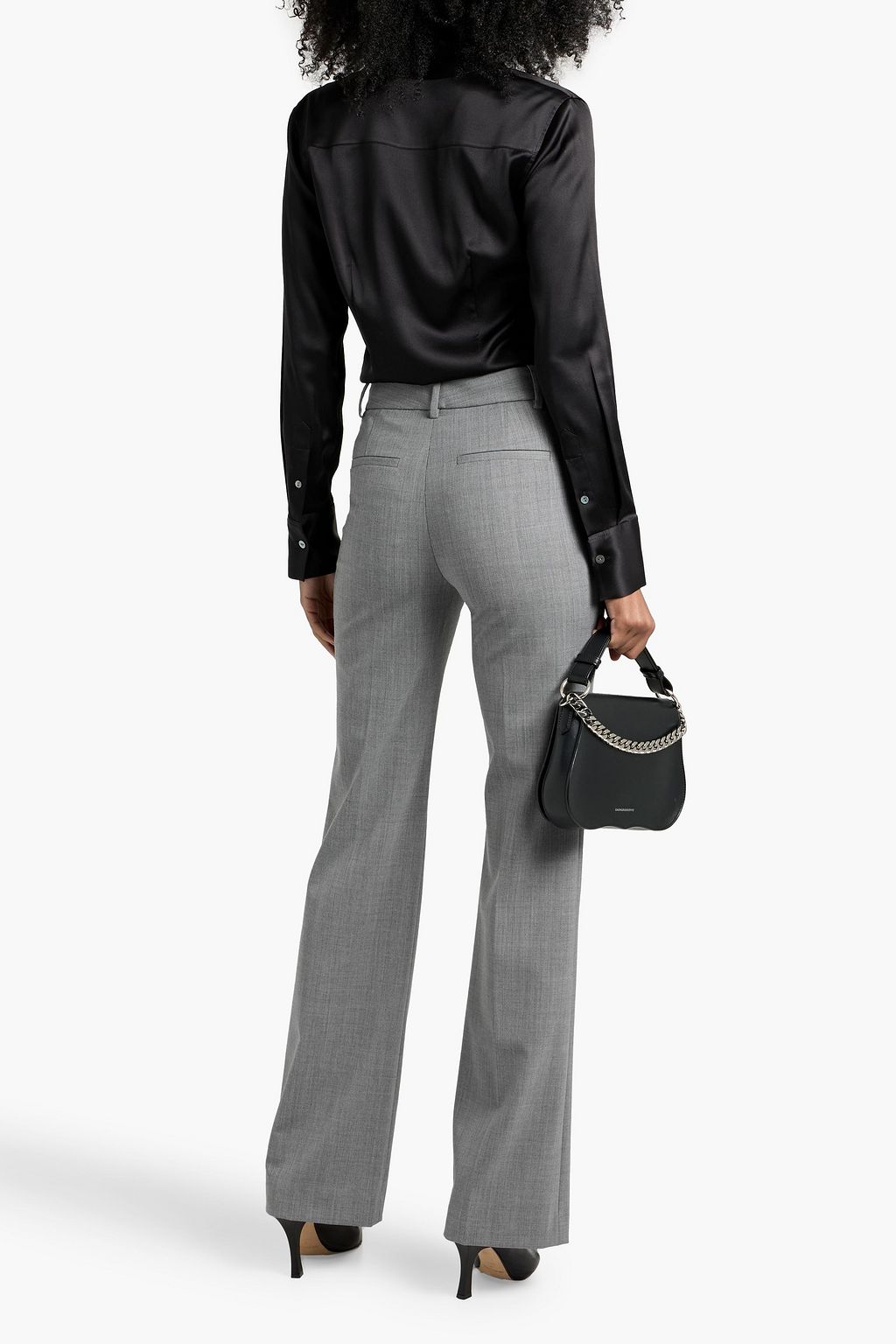 NILI LOTAN Corette twill straight-leg pants