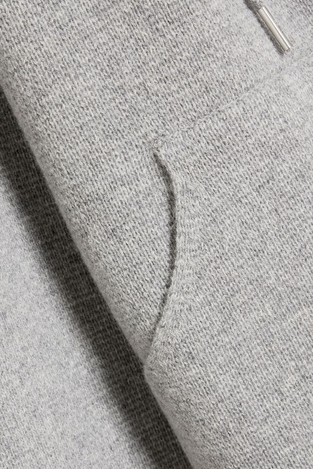 NILI LOTAN Daly wool zip-up hooded sweater