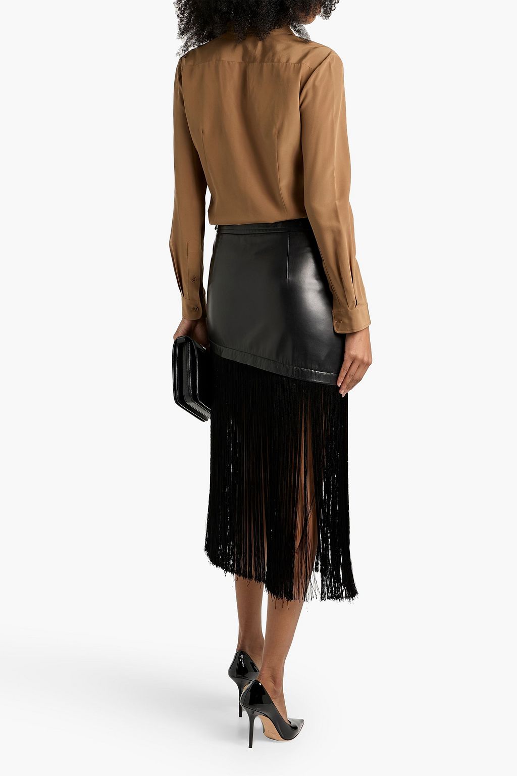 NILI LOTAN Simone silk crepe de chine shirt
