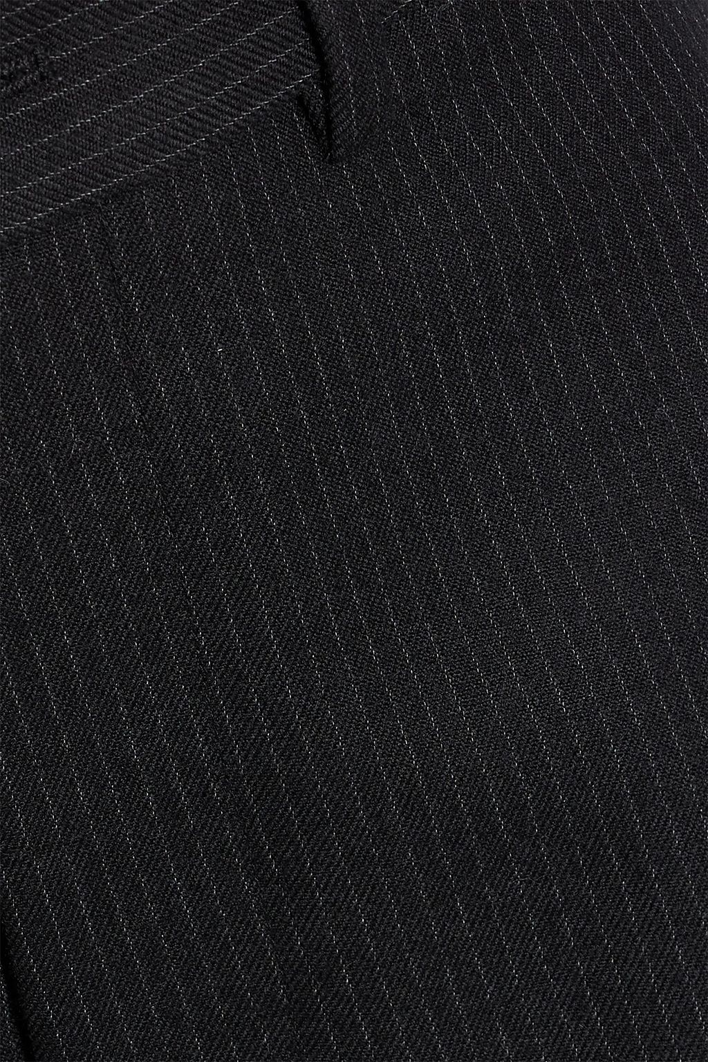 NILI LOTAN Johan pinstriped wool-twill wide-leg pants