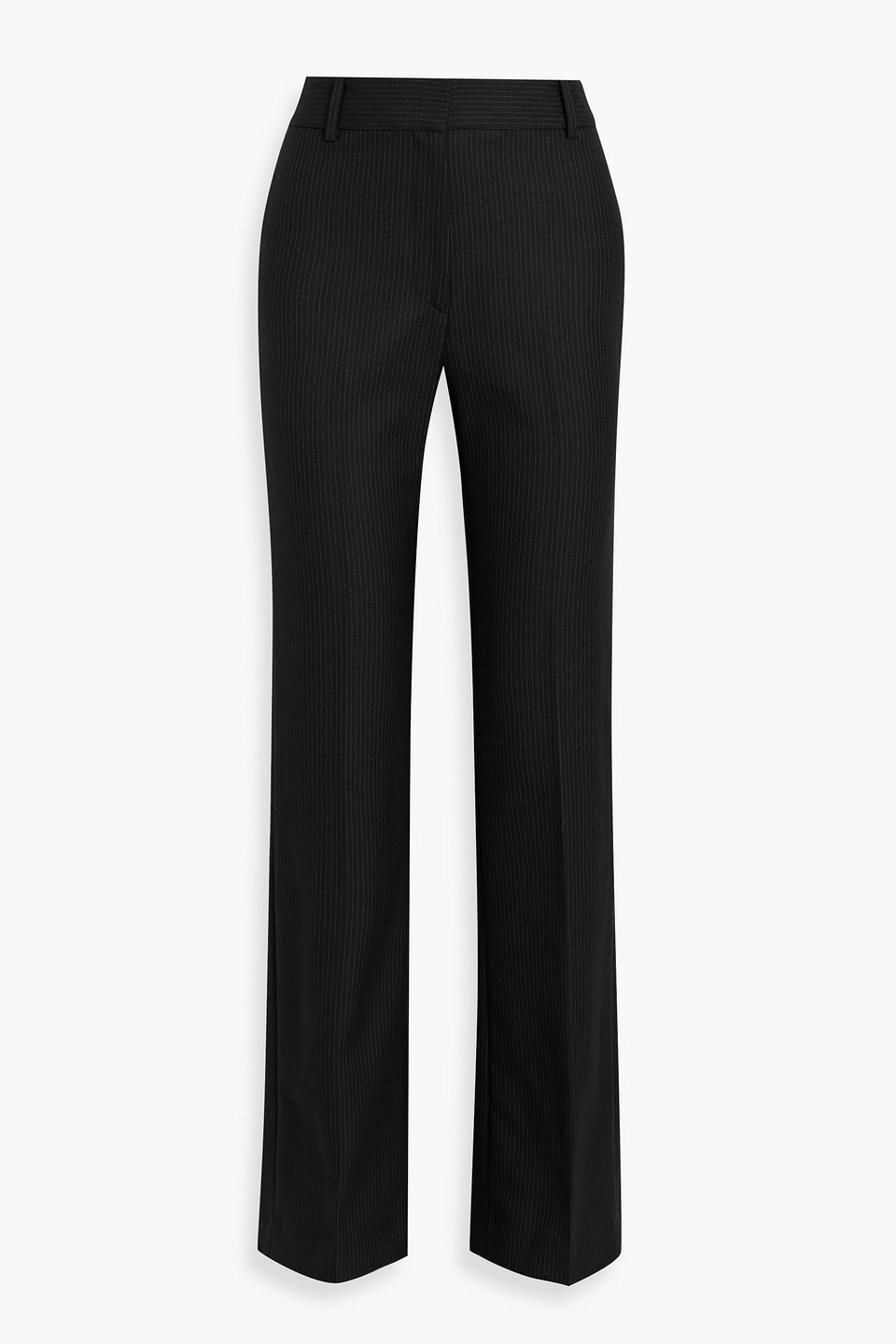 Nili Lotan Quentin Cotton Flared Pants In Black