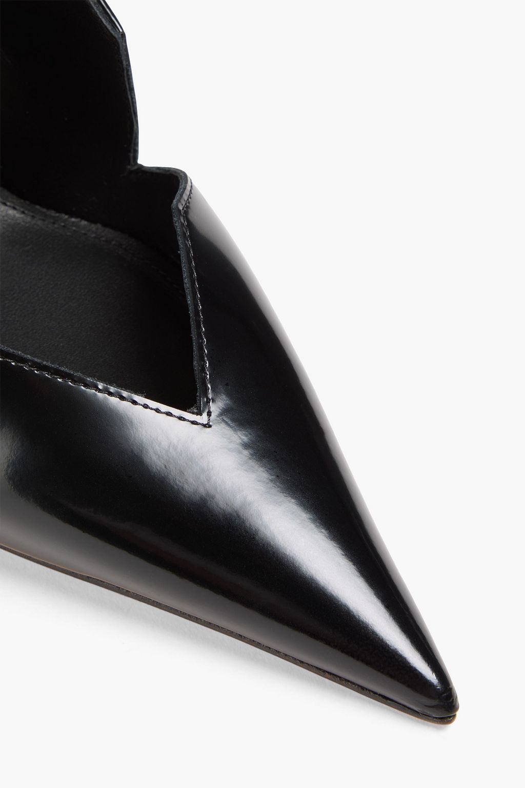 COPERNI Glossed-leather slingback pumps
