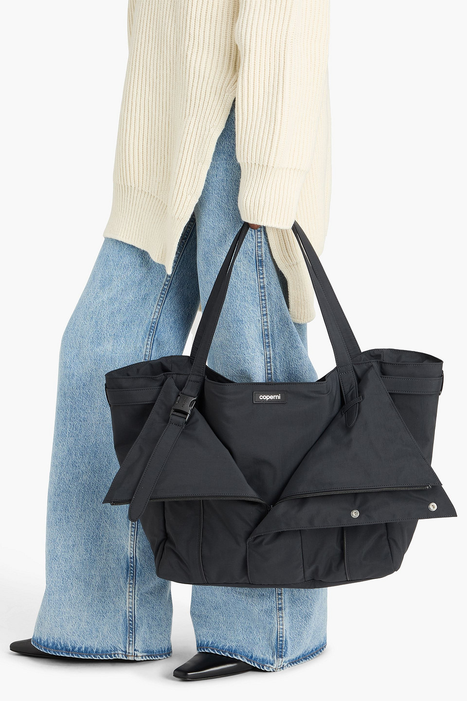  Coperni - Tote Bag „cabas“ Aus Shell - Schwarz - Onesize 