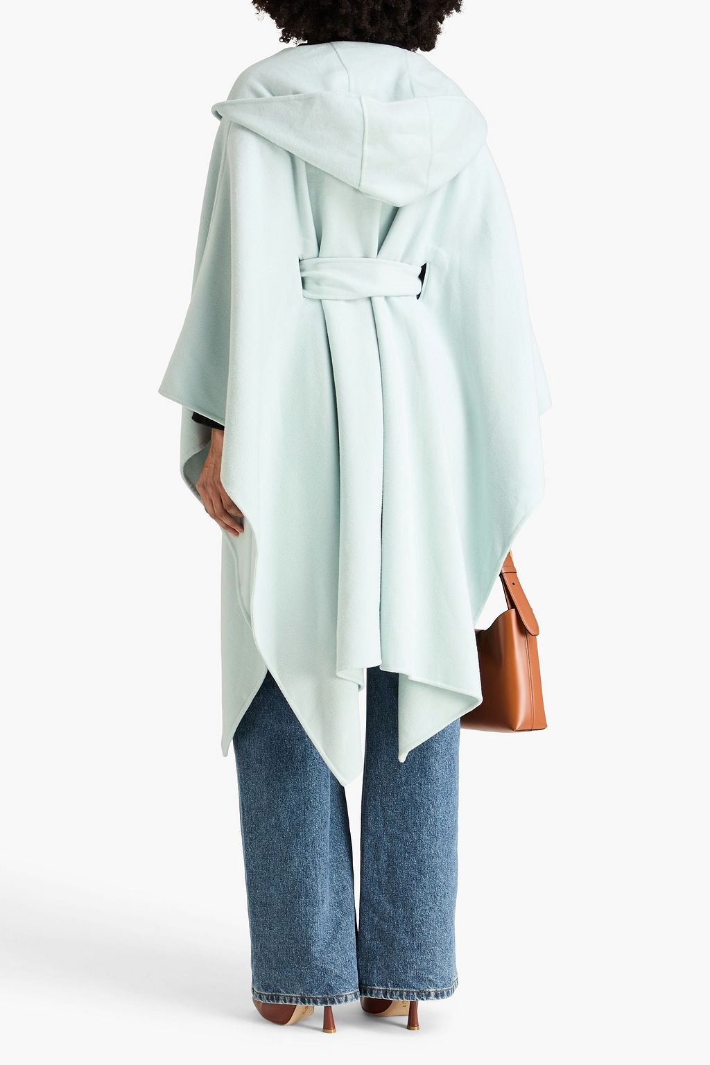 ZIMMERMANN Wool-blend felt hooded cape