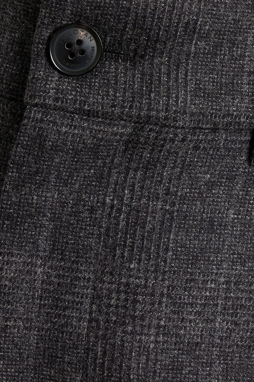 NILI LOTAN Johan checked wool-blend wide-leg pants