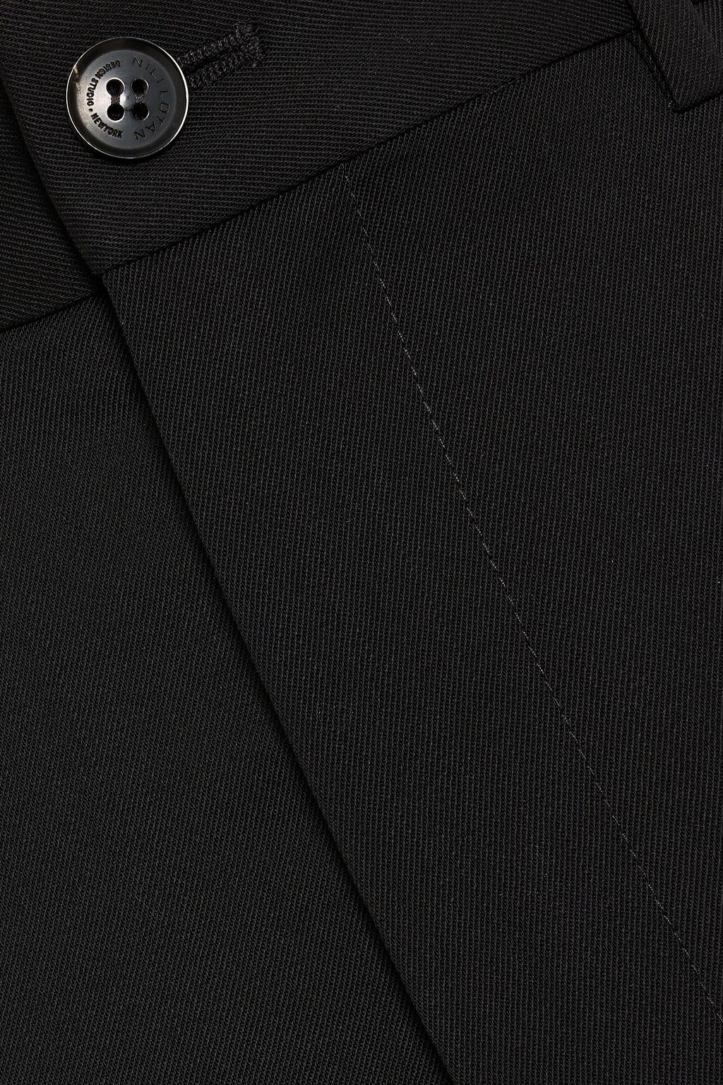 NILI LOTAN Johan wool-blend twill wide-leg pants