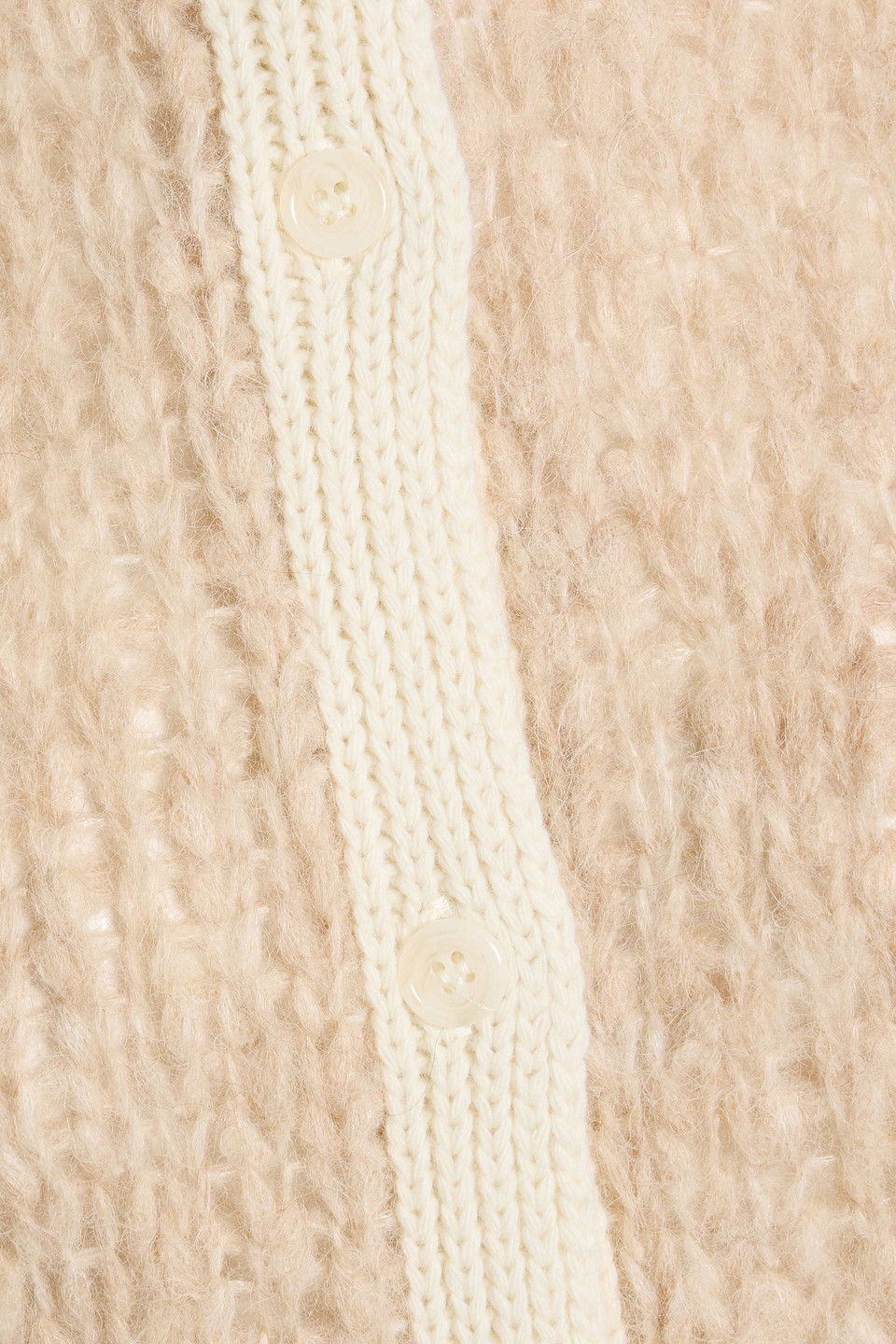 Naadam Bouclé-knit Alpaca-blend Cardigan In Neutral