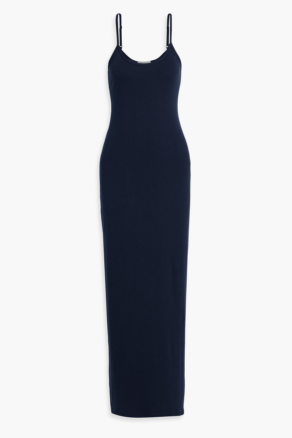 Nili Lotan Judy Cotton-jersey Maxi Dress In Blue