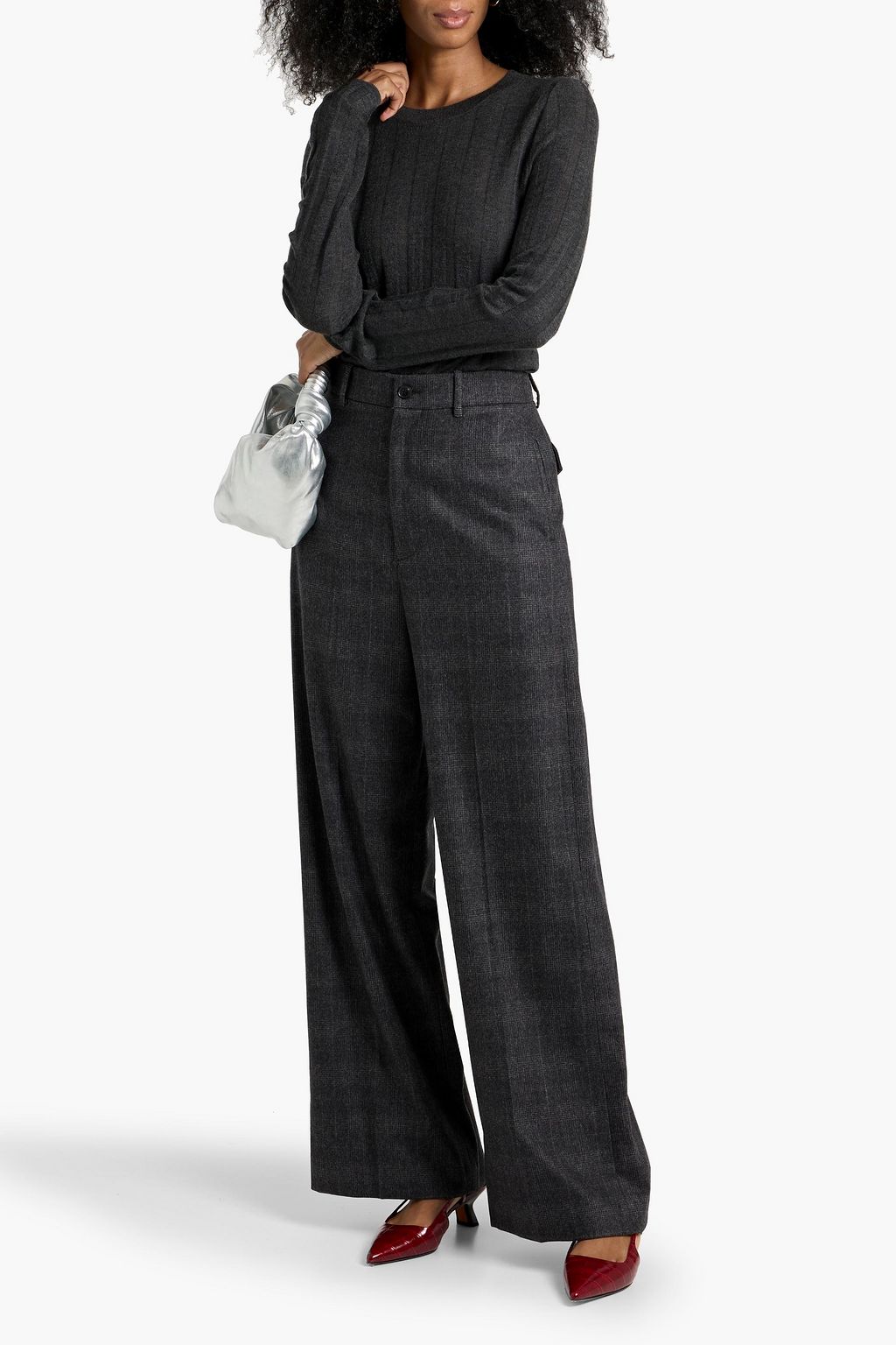 VERONICA DE PIANTE Maya ribbed cashmere sweater