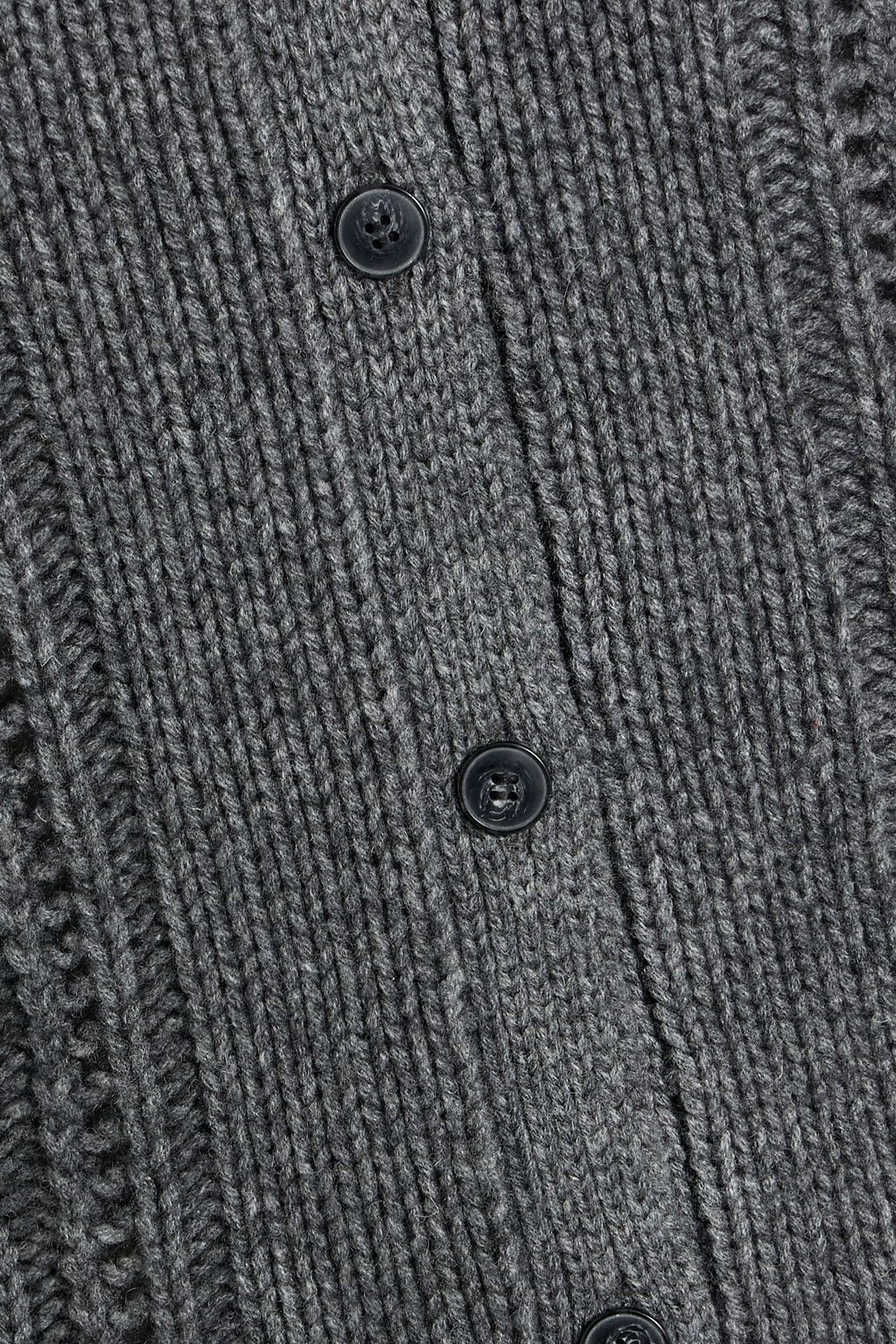 NAADAM Cable-knit wool and cashmere-blend cardigan