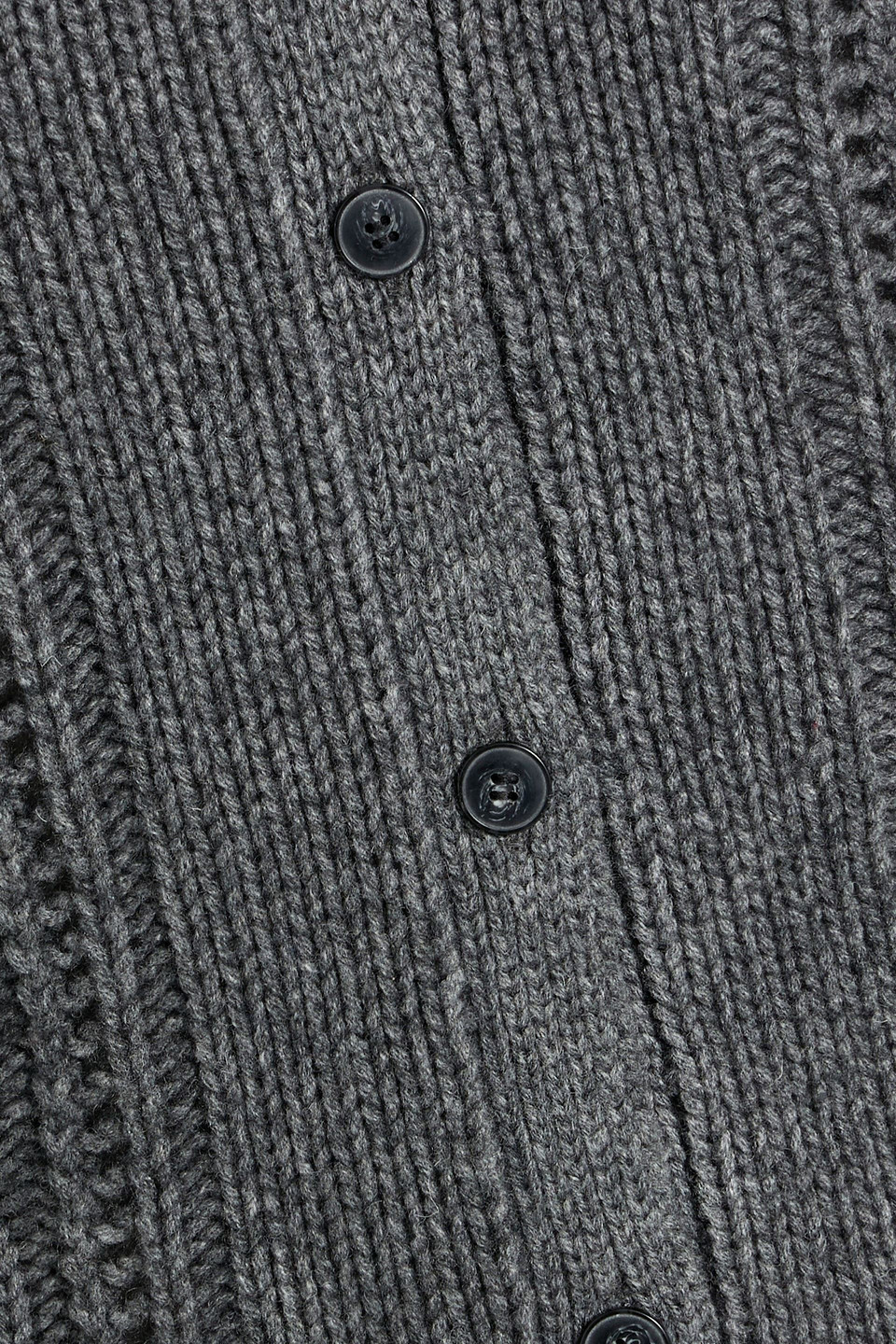 Naadam Cable-knit Wool And Cashmere-blend Cardigan In Gray