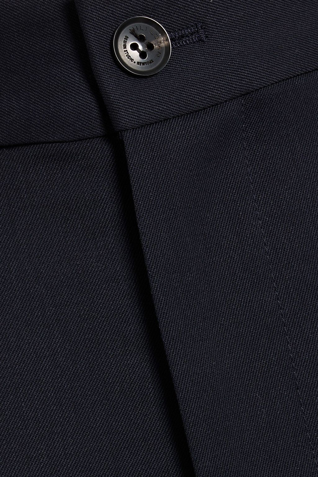 NILI LOTAN Johan wool-blend twill wide-leg pants
