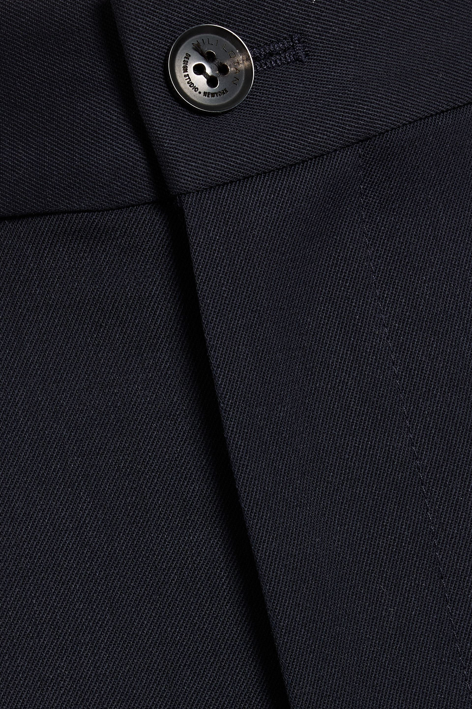 Nili Lotan Johan Wool-blend Twill Wide-leg Pants In Black