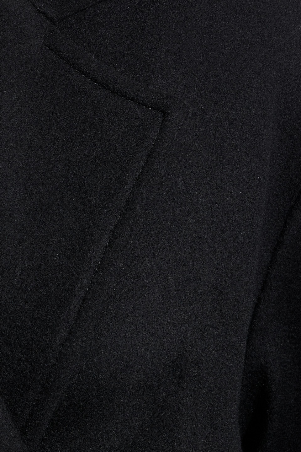 Nili Lotan Fabien Wool And Cashmere-blend Felt Coat In Black