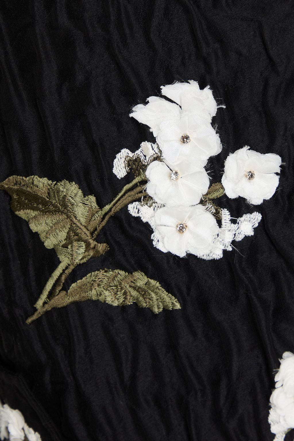 ERDEM Embellished wool-blend cloqué bomber jacket