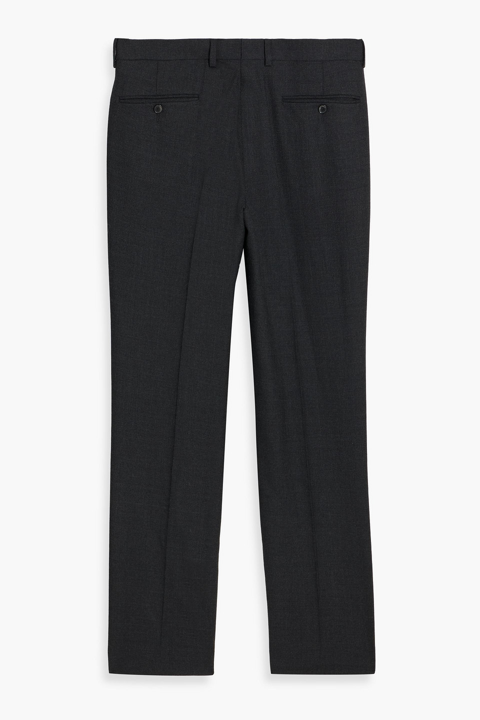 Sandro Grain De Poudre Wool-blend Suit Pants In Black