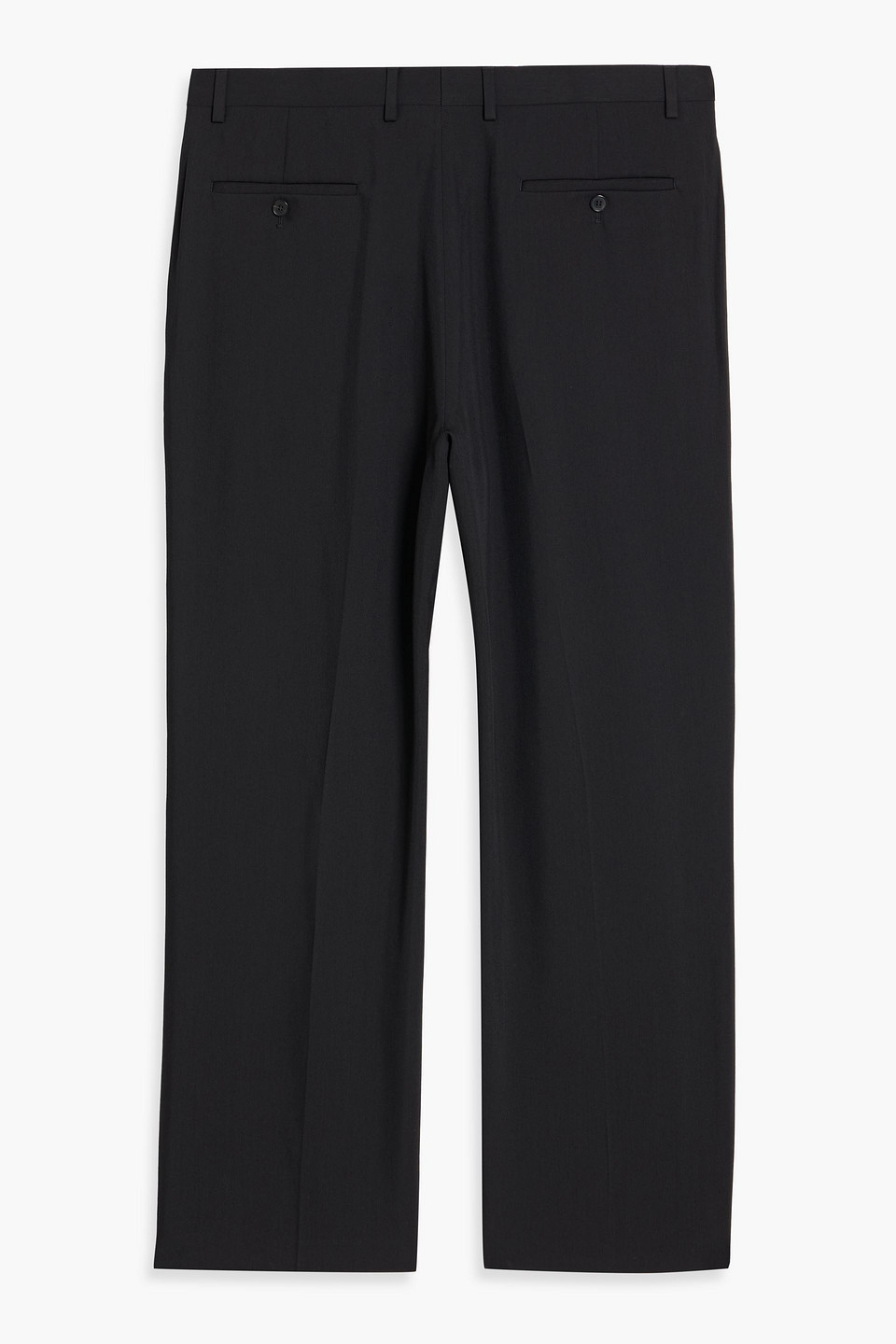 Sandro Tapered Twill Pants In Black