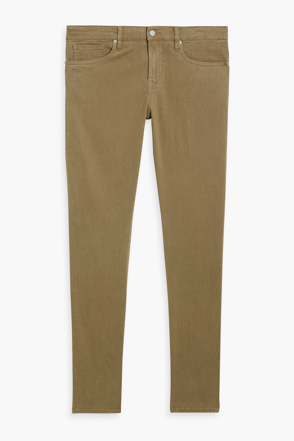 Frame L'homme Slim-fit Denim Jeans In Animal Print