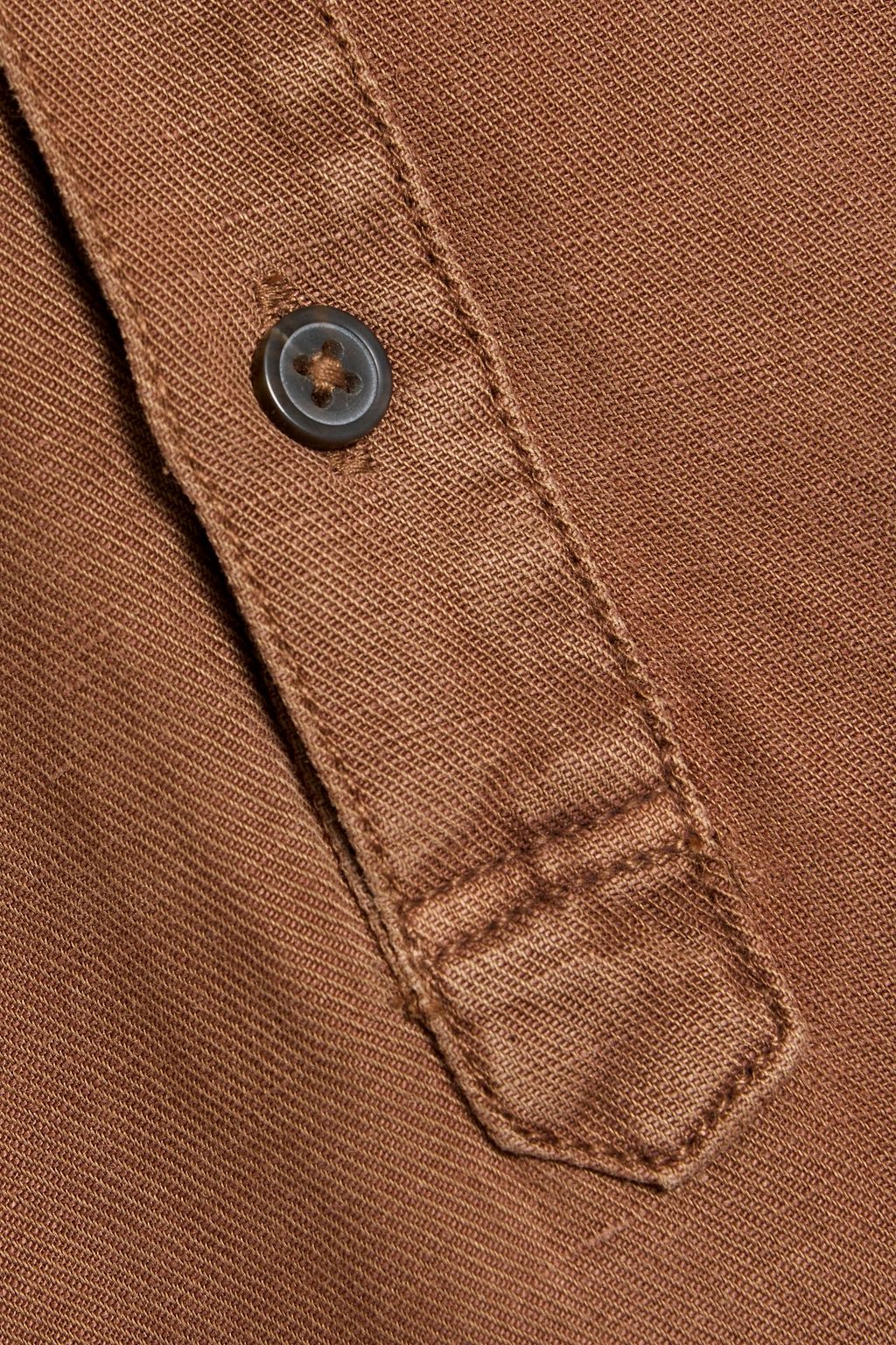 PAIGE Arney linen and Lyocell-blend twill shirt