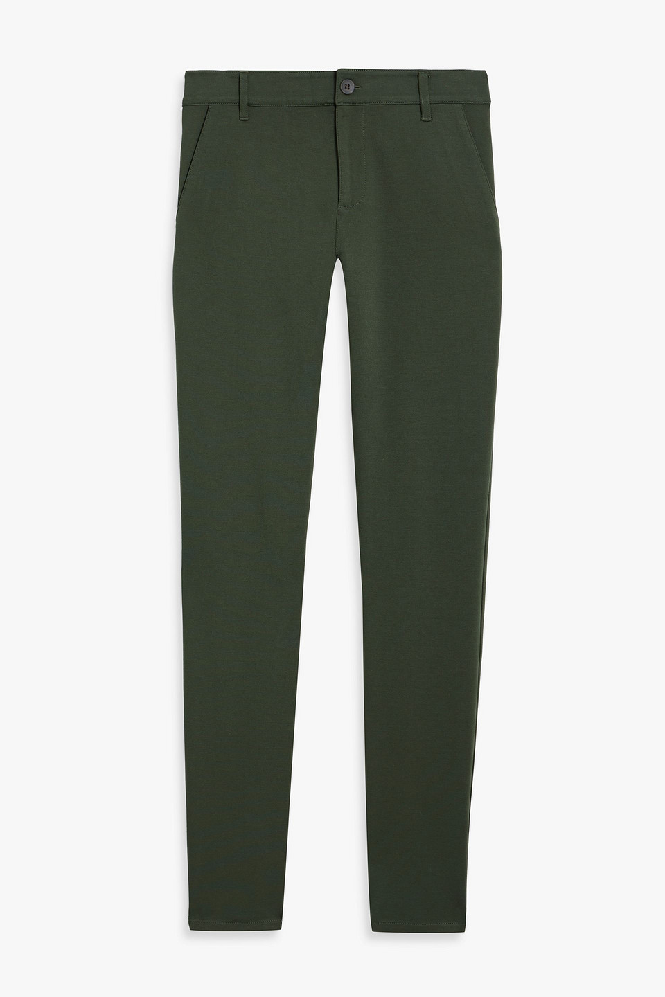 paige - stafford tapered ponte pants - green - 29