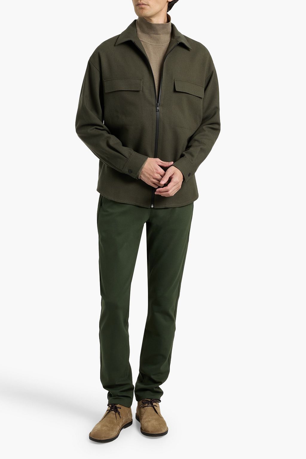 PAIGE Stafford tapered ponte pants