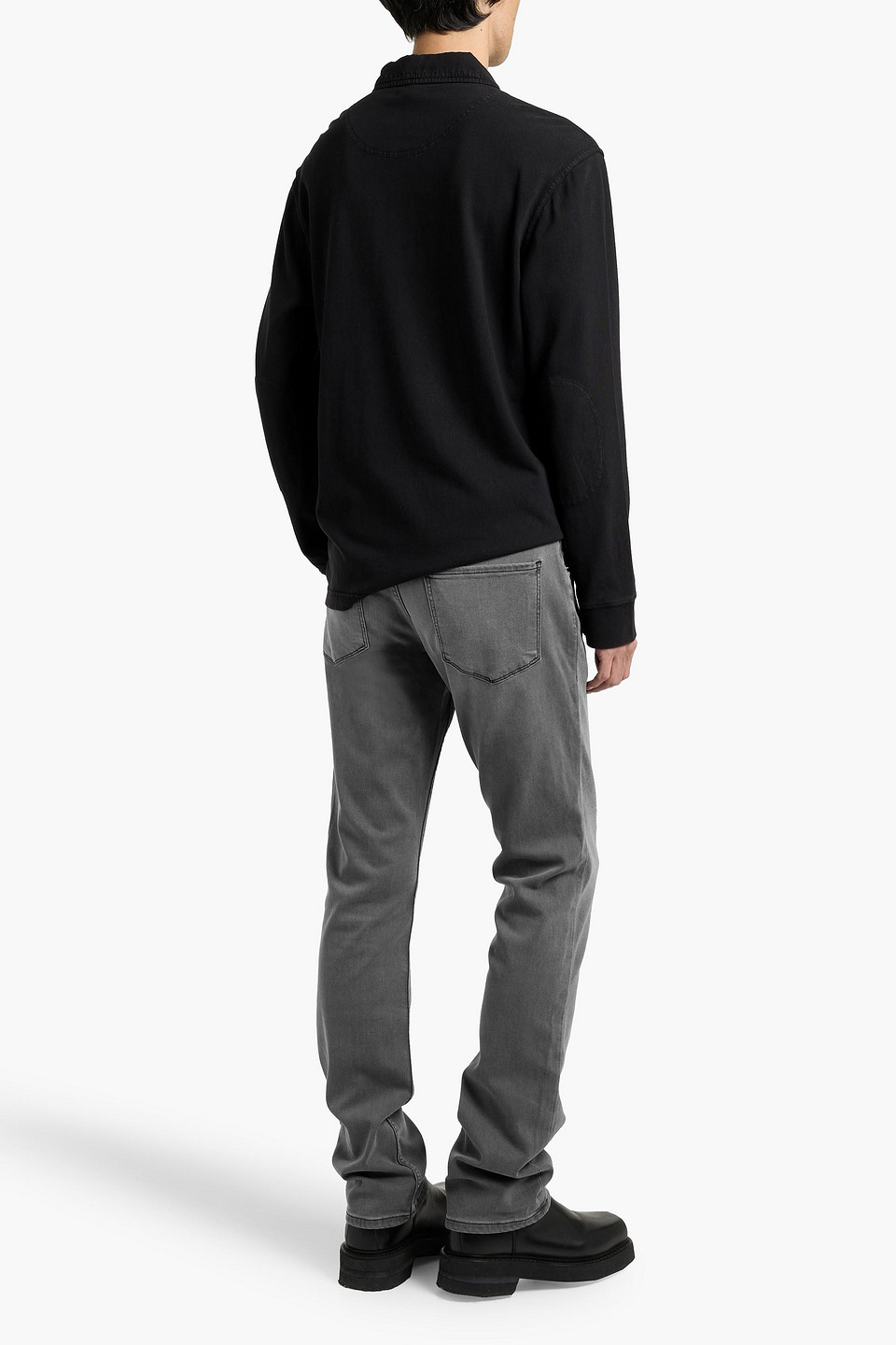 Paige Normandie Denim Jeans In Gray