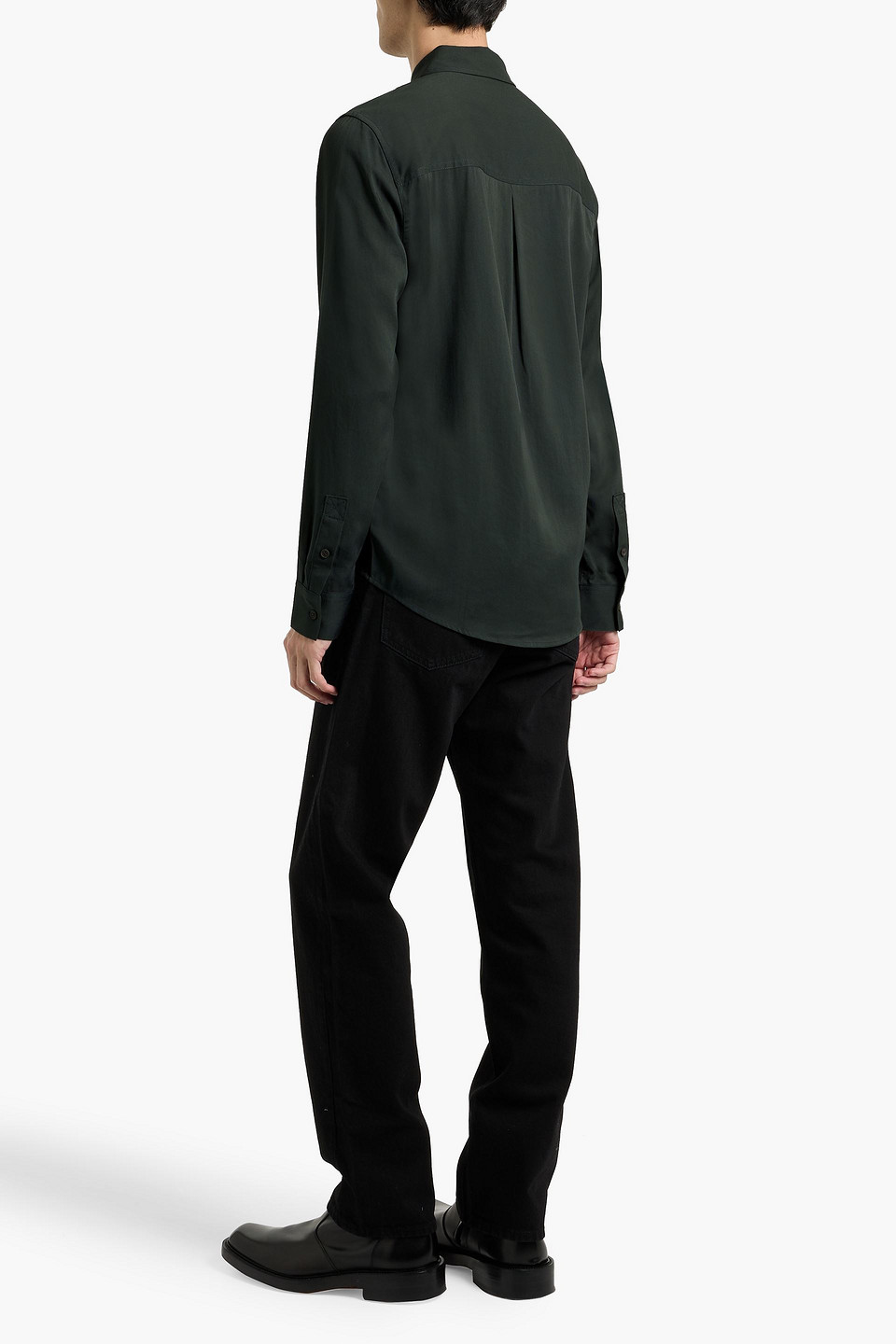 Paige Wardin Twill Shirt In Green
