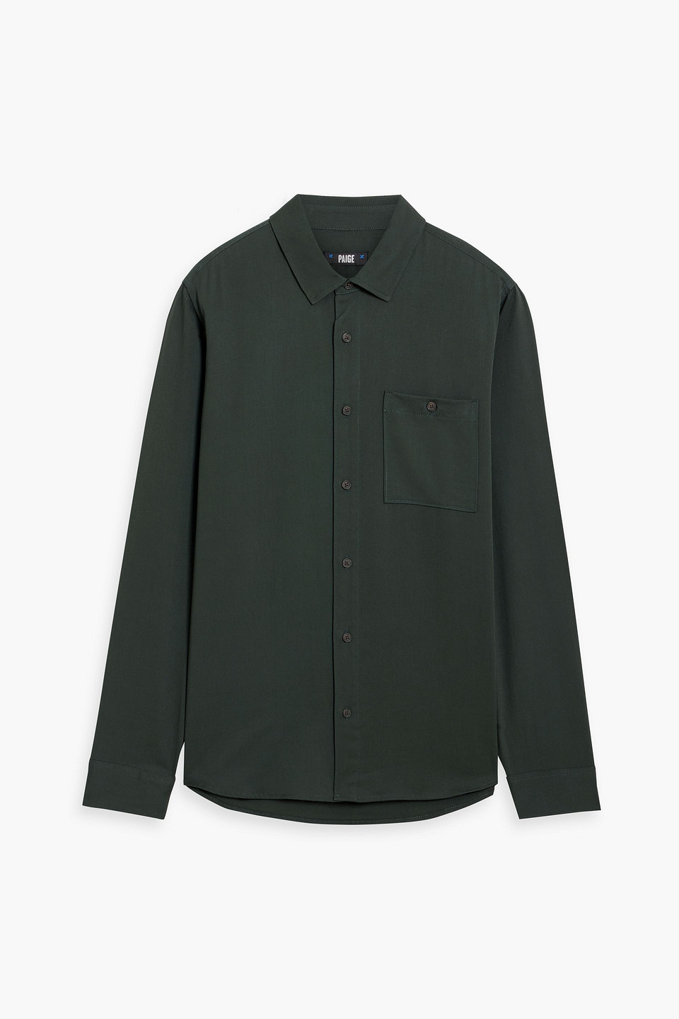 Paige Wardin Twill Shirt In Green