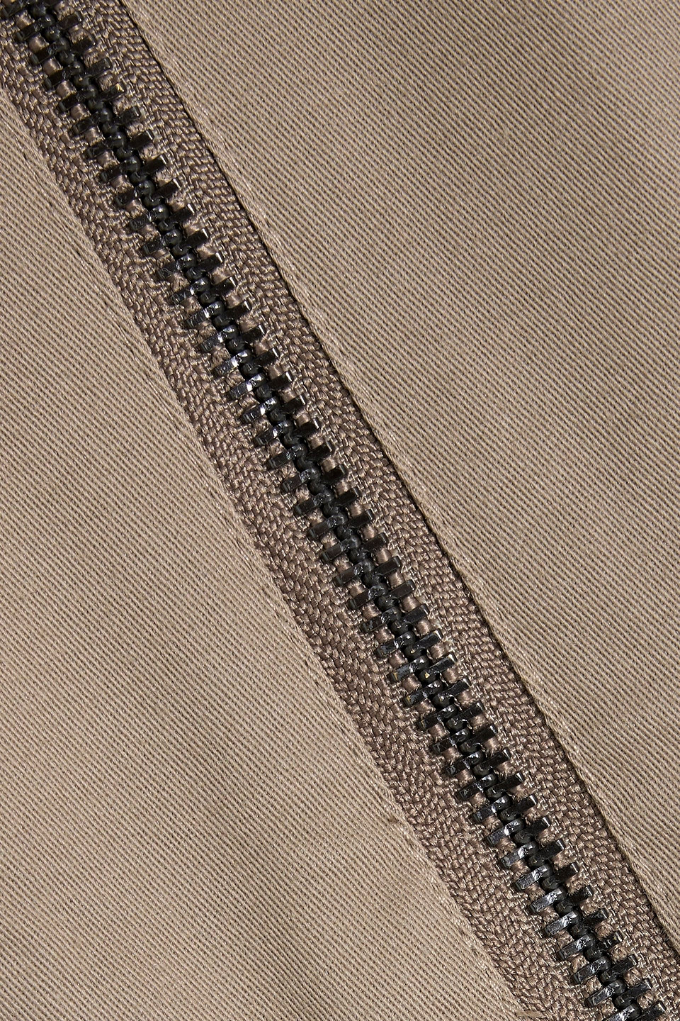 Paige Hanks Cotton-blend Twill Jacket In Gold