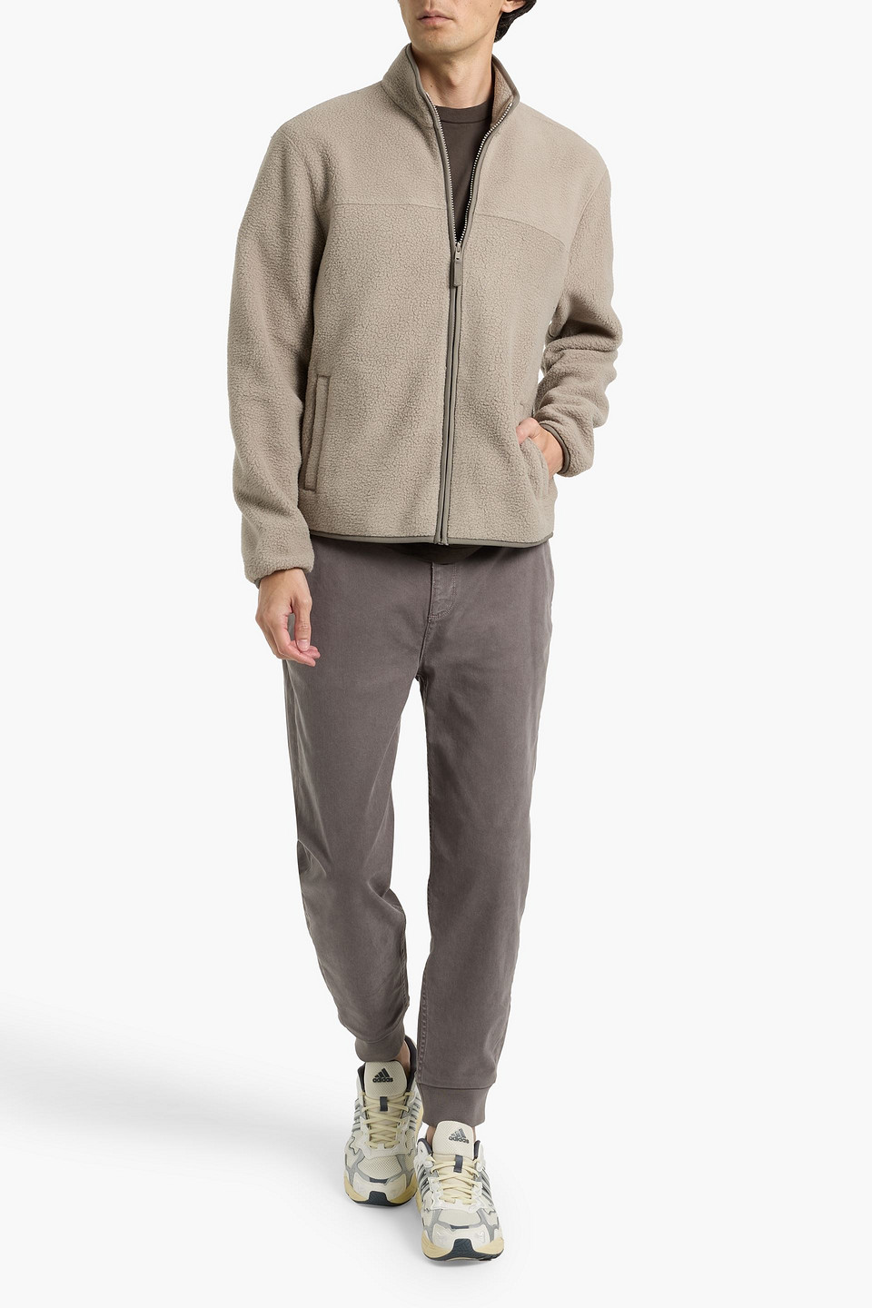 Paige Armando Fleece Jacket In Purple