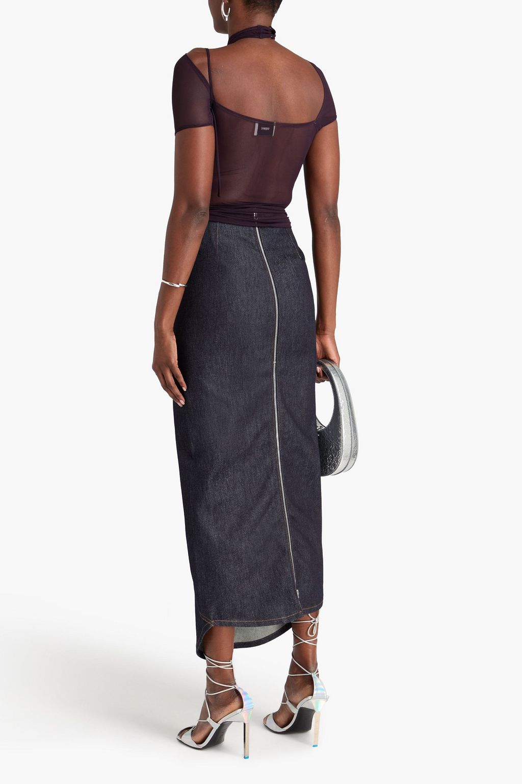 COPERNI Denim maxi skirt