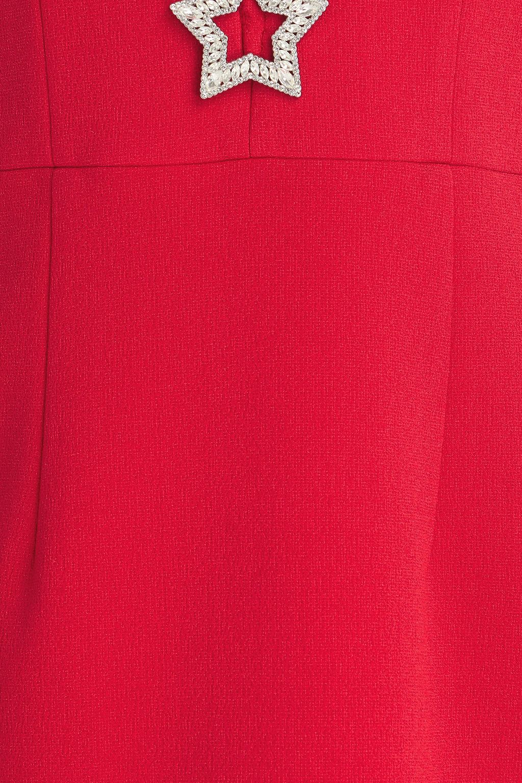 REBECCA VALLANCE Akari strapless crystal-embellised crepe midi dress