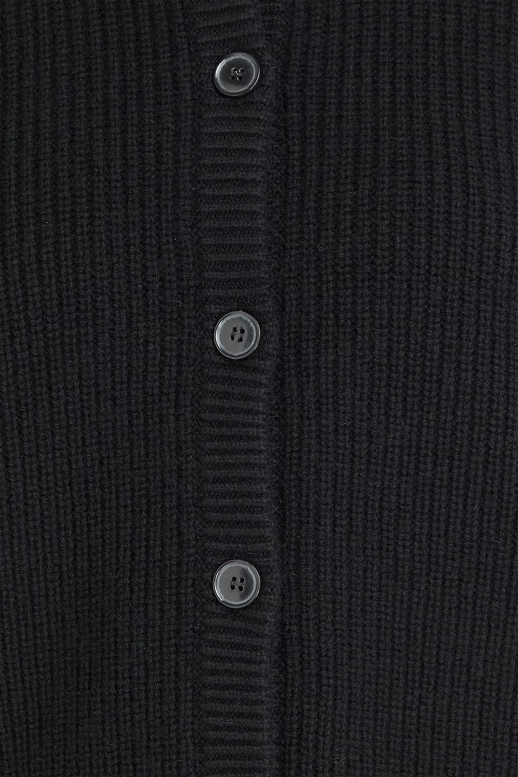 FRAME Ribbed wool-blend cardigan